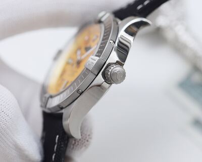 Breitling Avenger Yellow Dial Watch view 4