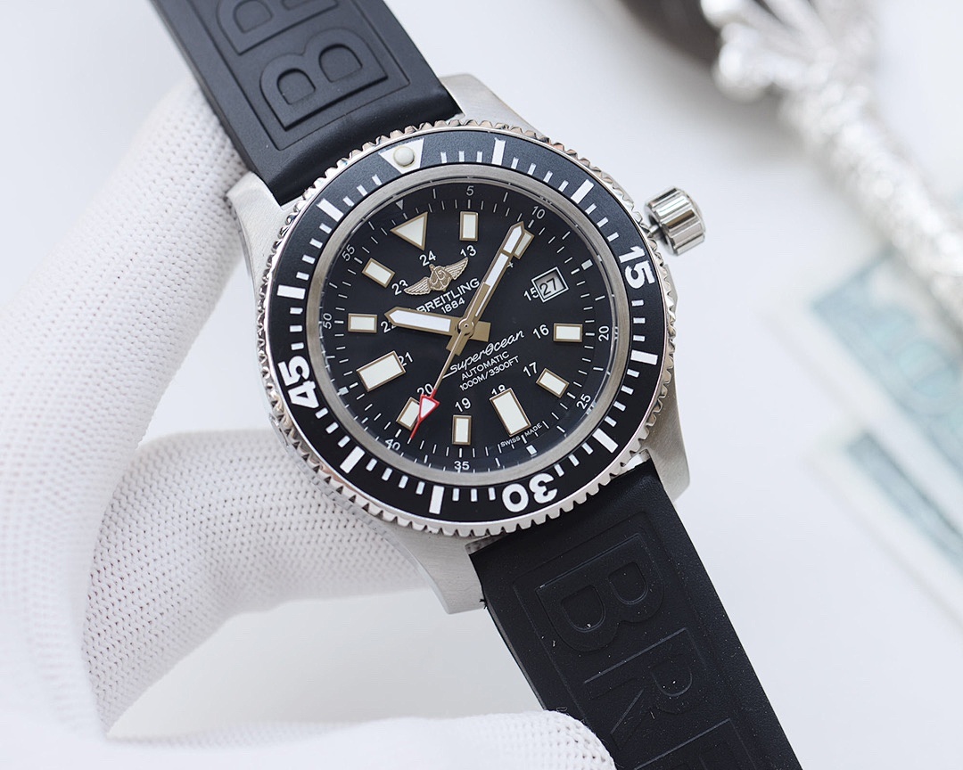 Breitling Avenger Black Dial Watch view