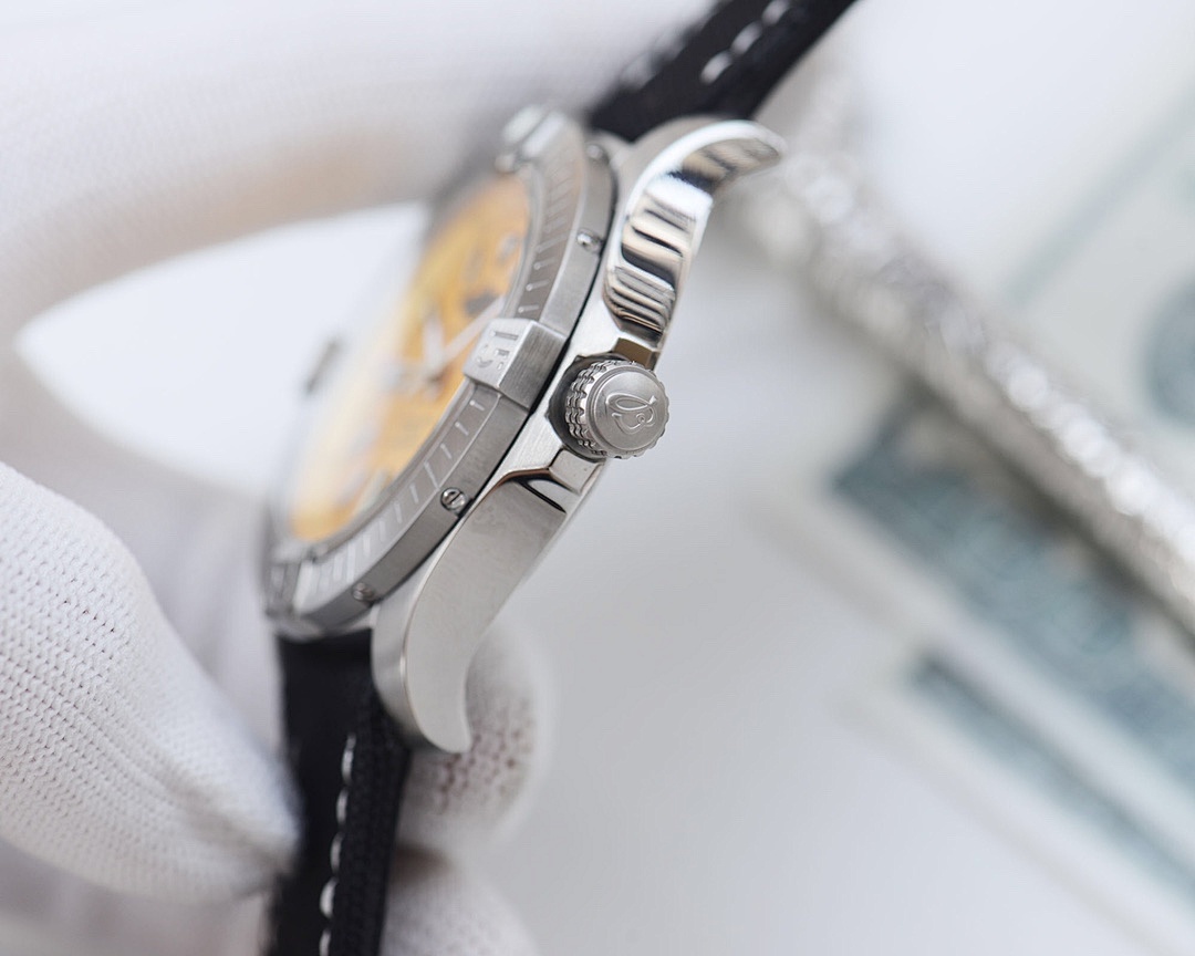 Breitling Avenger Yellow Dial Watch view