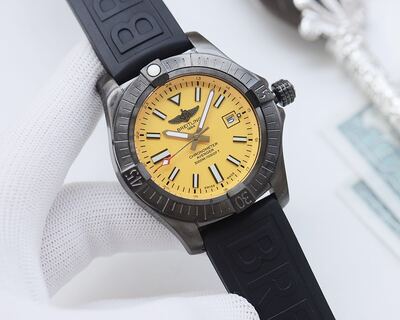Breitling Avenger Yellow Dial Watch view 9