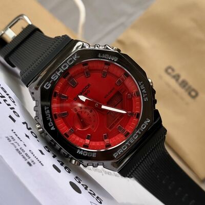 Casio G-Shock Red Watch view 4
