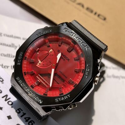 Casio G-Shock Red Watch view 6
