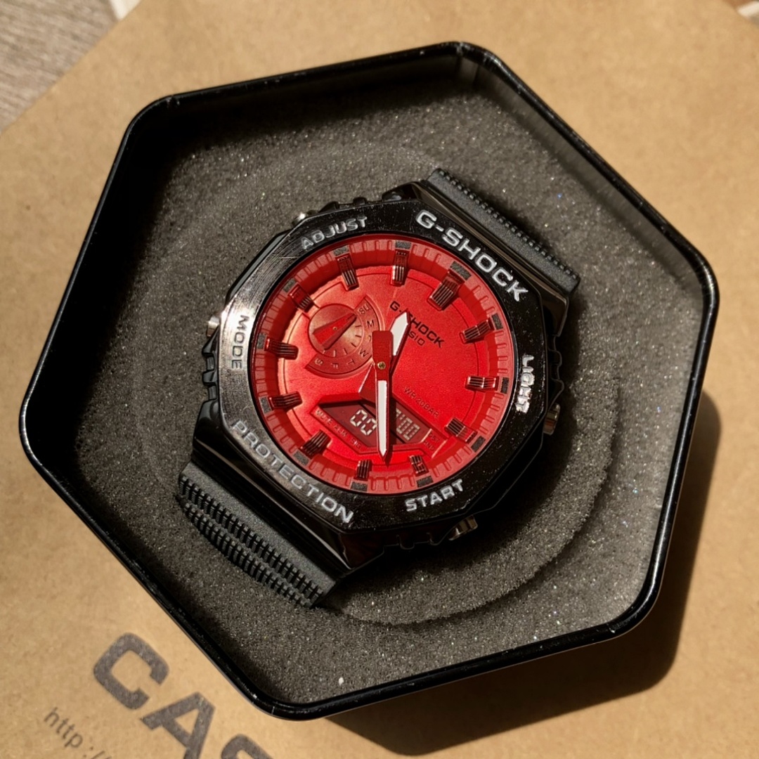 Casio G-Shock Red Watch view