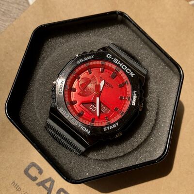 Casio G-Shock Red Watch view 8