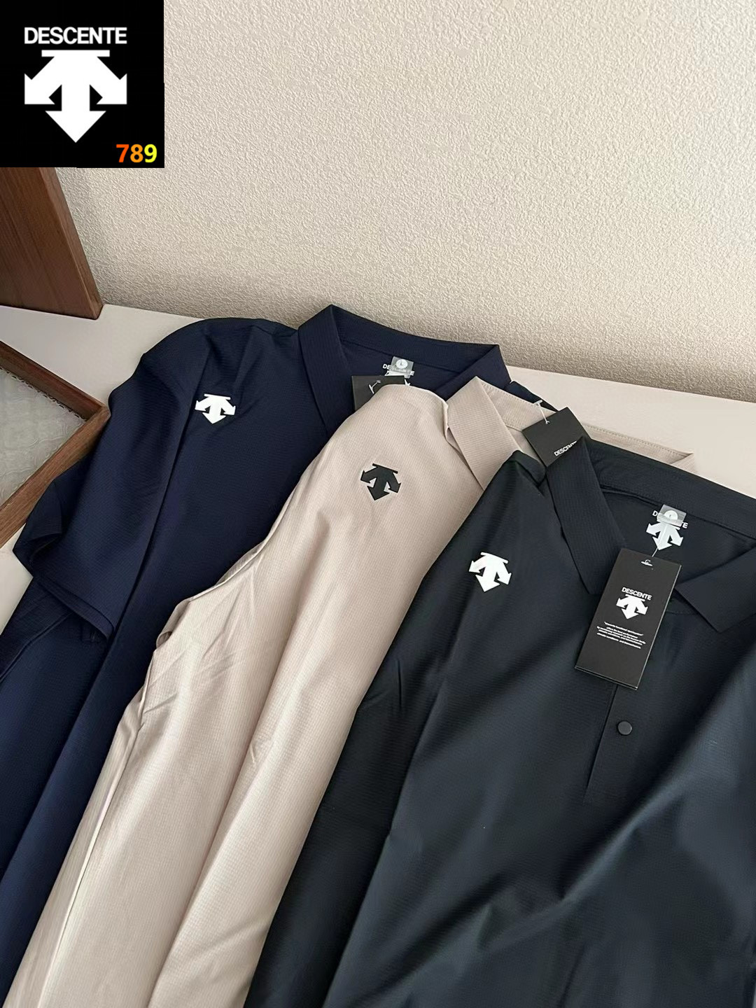 Descente Classic Pique Ice-Silk Polo Shirt view 2