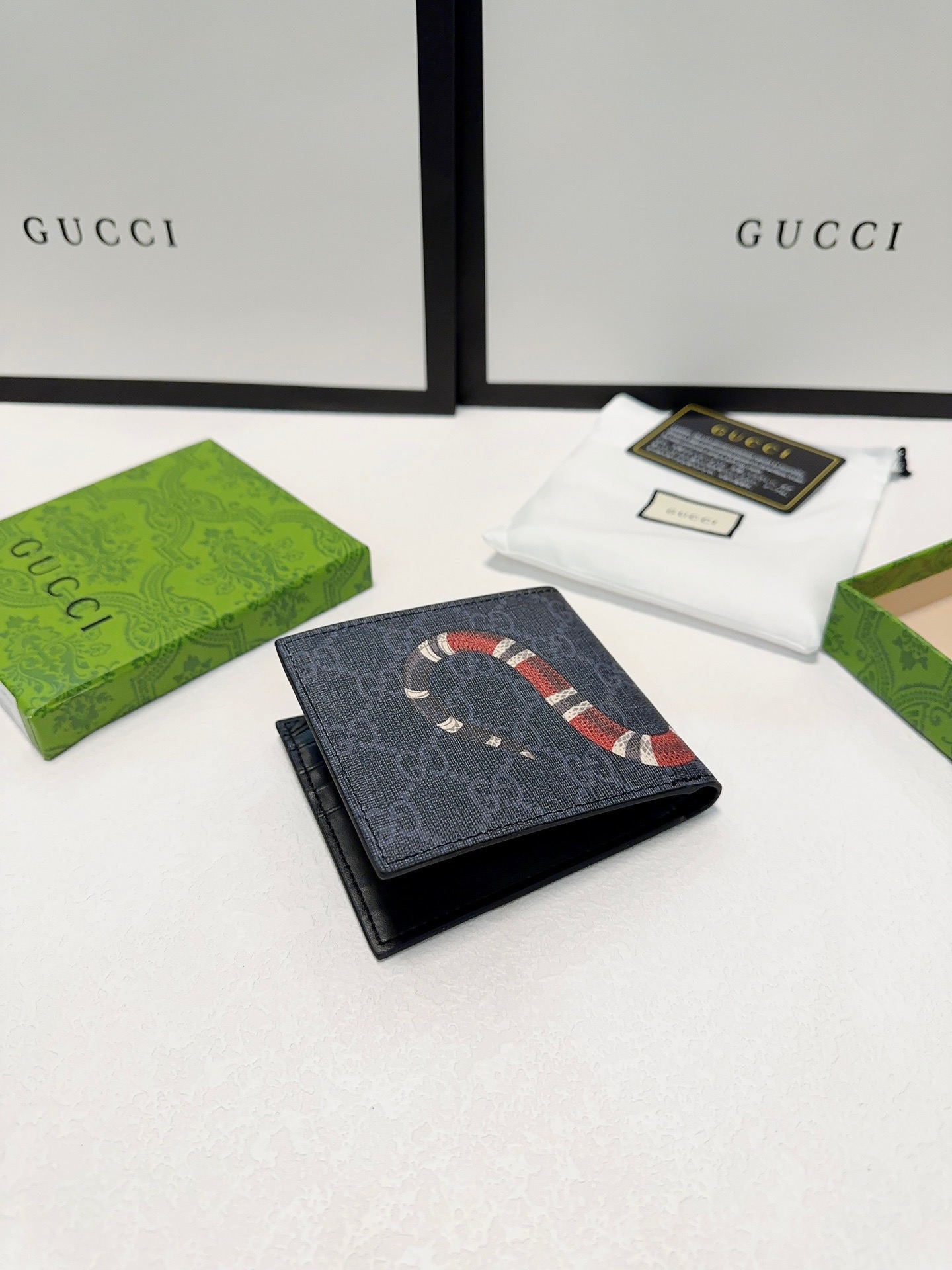 Gucci GG Short Bifold Wallet in Brown view