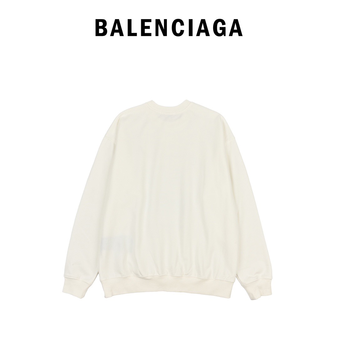 Balenciaga Cola Lettering Emblem Print Crewneck Sweatshirt view 2