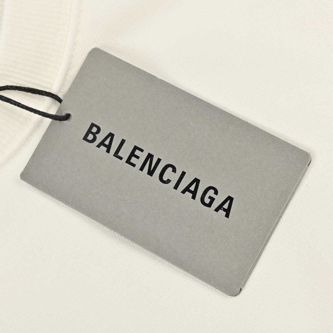 Balenciaga Cola Lettering Emblem Print Crewneck Sweatshirt view 6