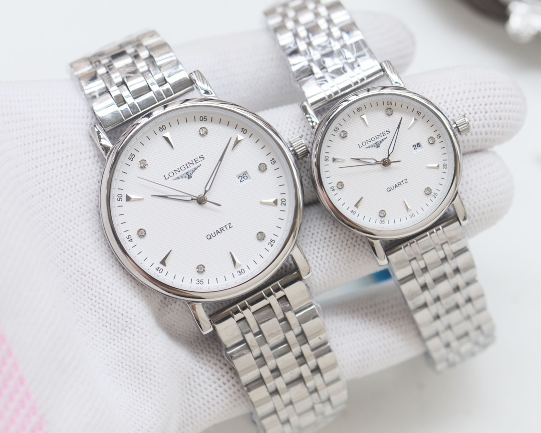 Longines Couple Quartz Watch Set — 40mm / 30mm