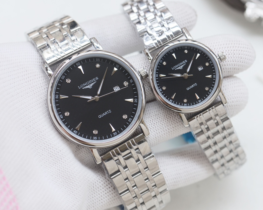 Longines Couple Quartz Watch Set — 40mm / 30mm view 2