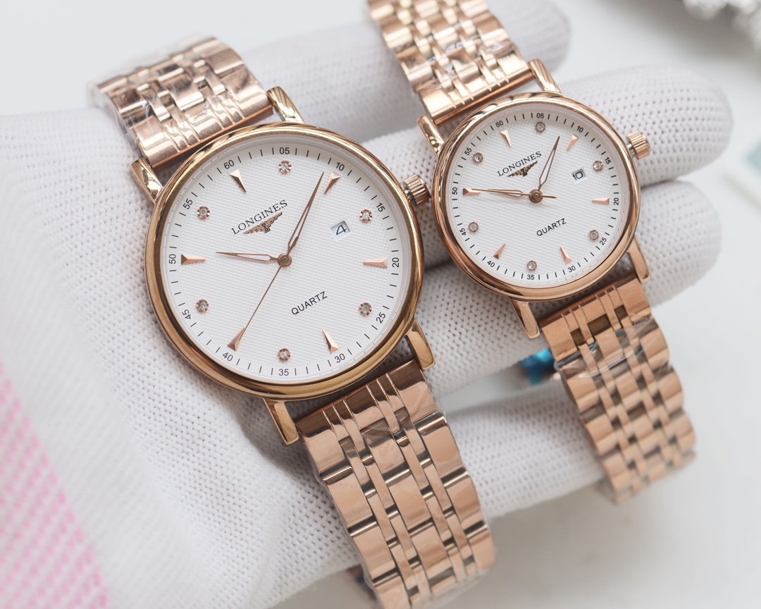 Longines Couple Quartz Watch Set — 40mm / 30mm view 3