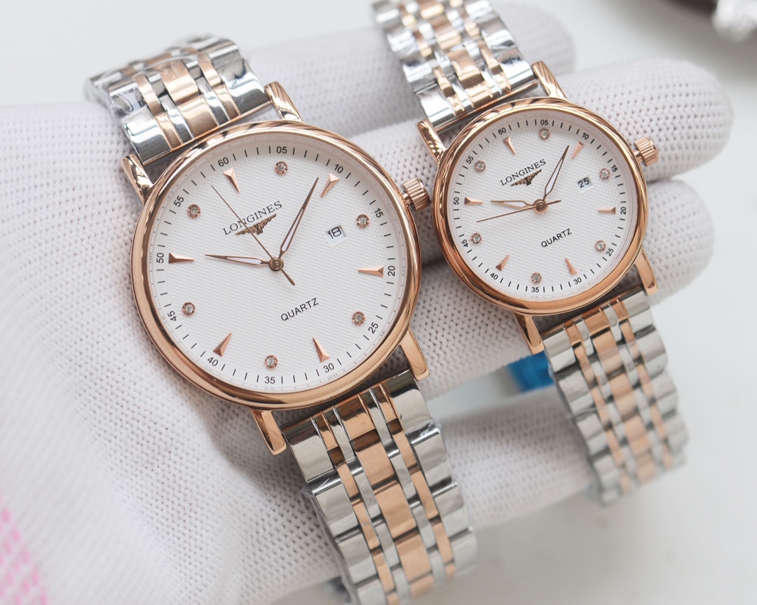 Longines Couple Quartz Watch Set — 40mm / 30mm view 4