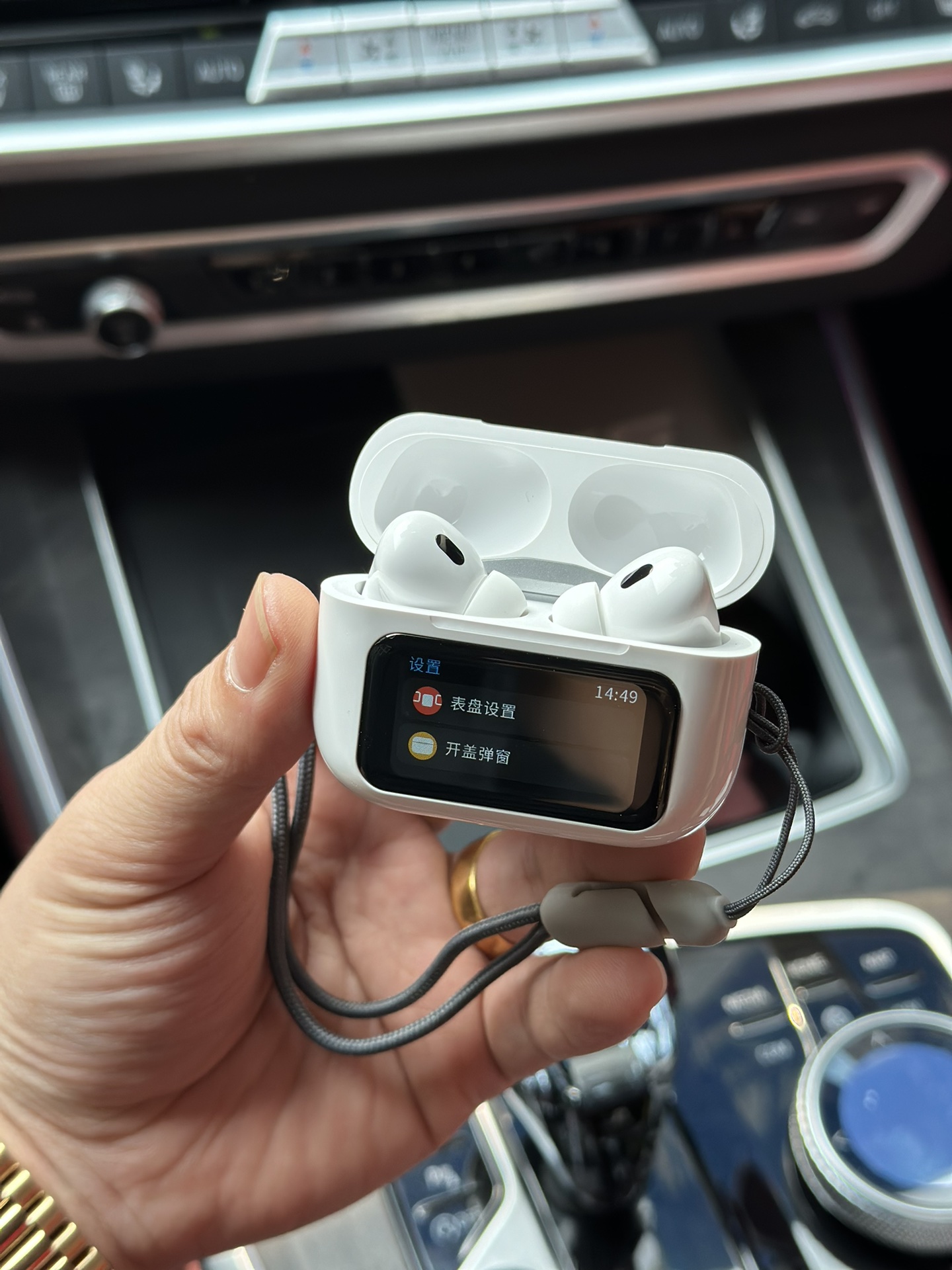 Apple AirPods Pro 3 with Display Screen Replica Earbuds view