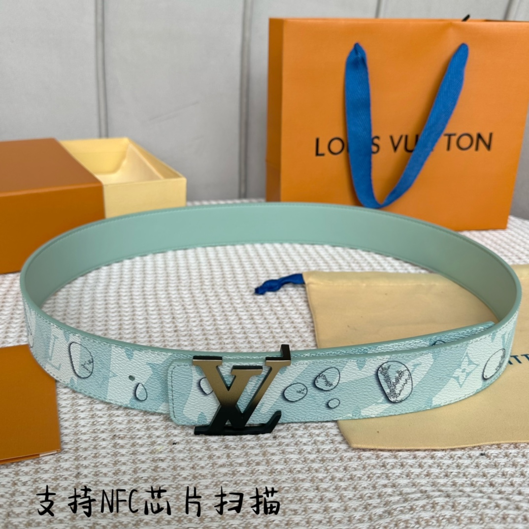 Louis Vuitton LV Pyramid Trunk Double-Sided Reversible Belt 40mm view