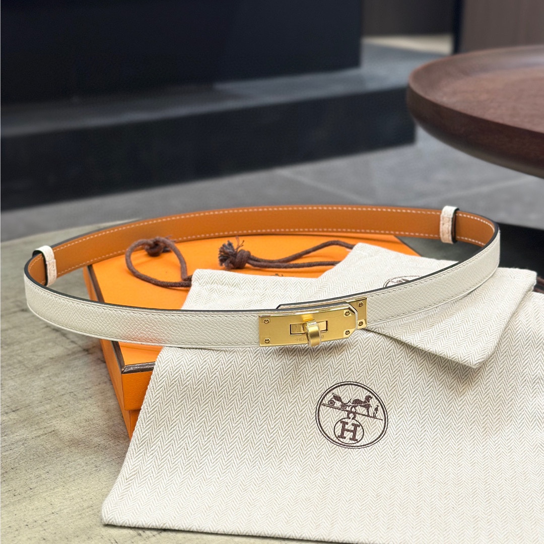 Hermes Kelly 1.8cm Epsom Calfskin Women's Belt view