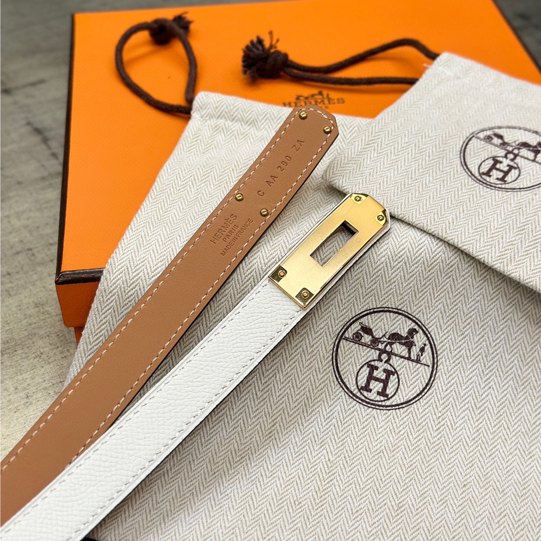 Hermes Kelly 1.8cm Epsom Calfskin Women's Belt view