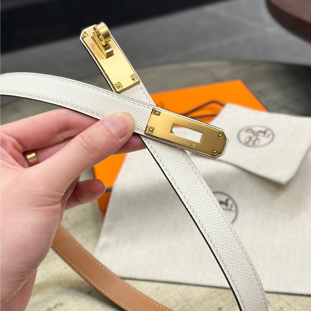 Hermes Kelly 1.8cm Epsom Calfskin Women's Belt view