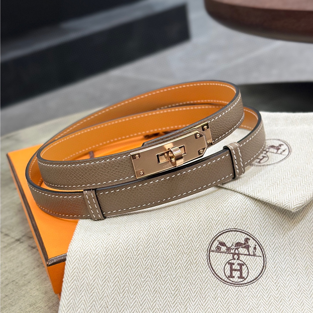 Hermes Kelly 1.8cm Epsom Calfskin Women's Belt - Alternate Colourway view