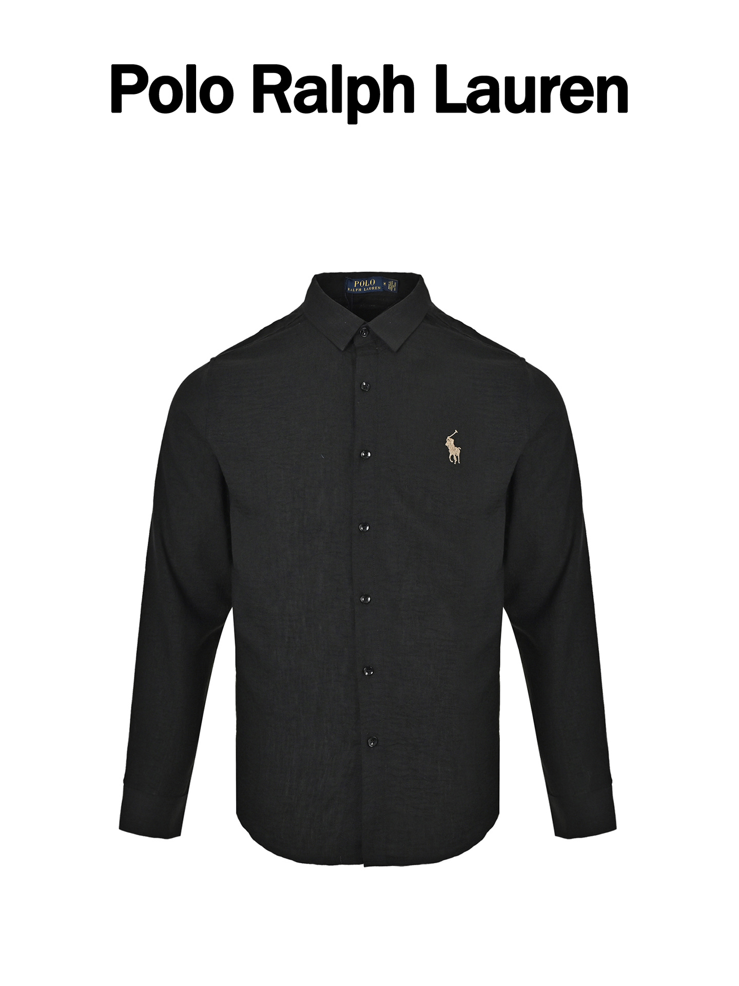 Polo Ralph Lauren Embroidered Polo Pony Linen Shirt view 1
