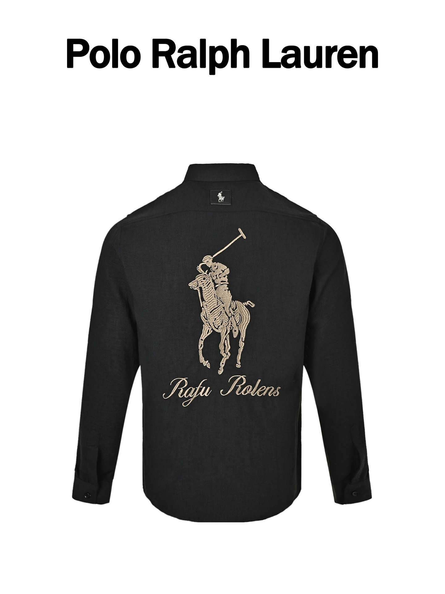Polo Ralph Lauren Embroidered Polo Pony Linen Shirt view 2