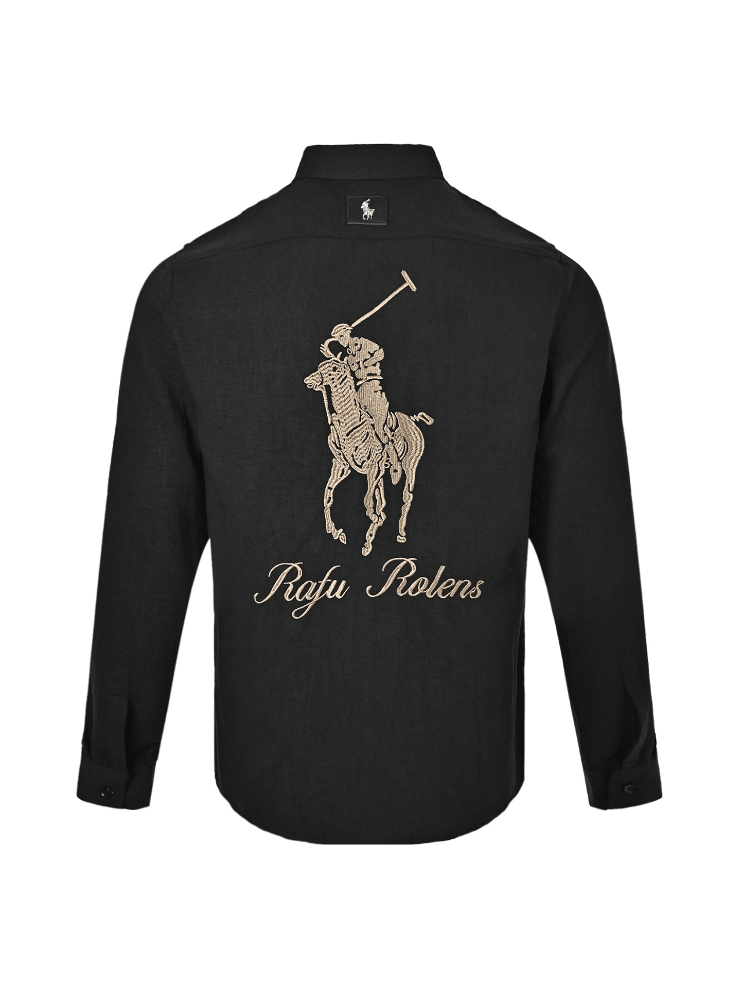 Polo Ralph Lauren Embroidered Polo Pony Linen Shirt view 4
