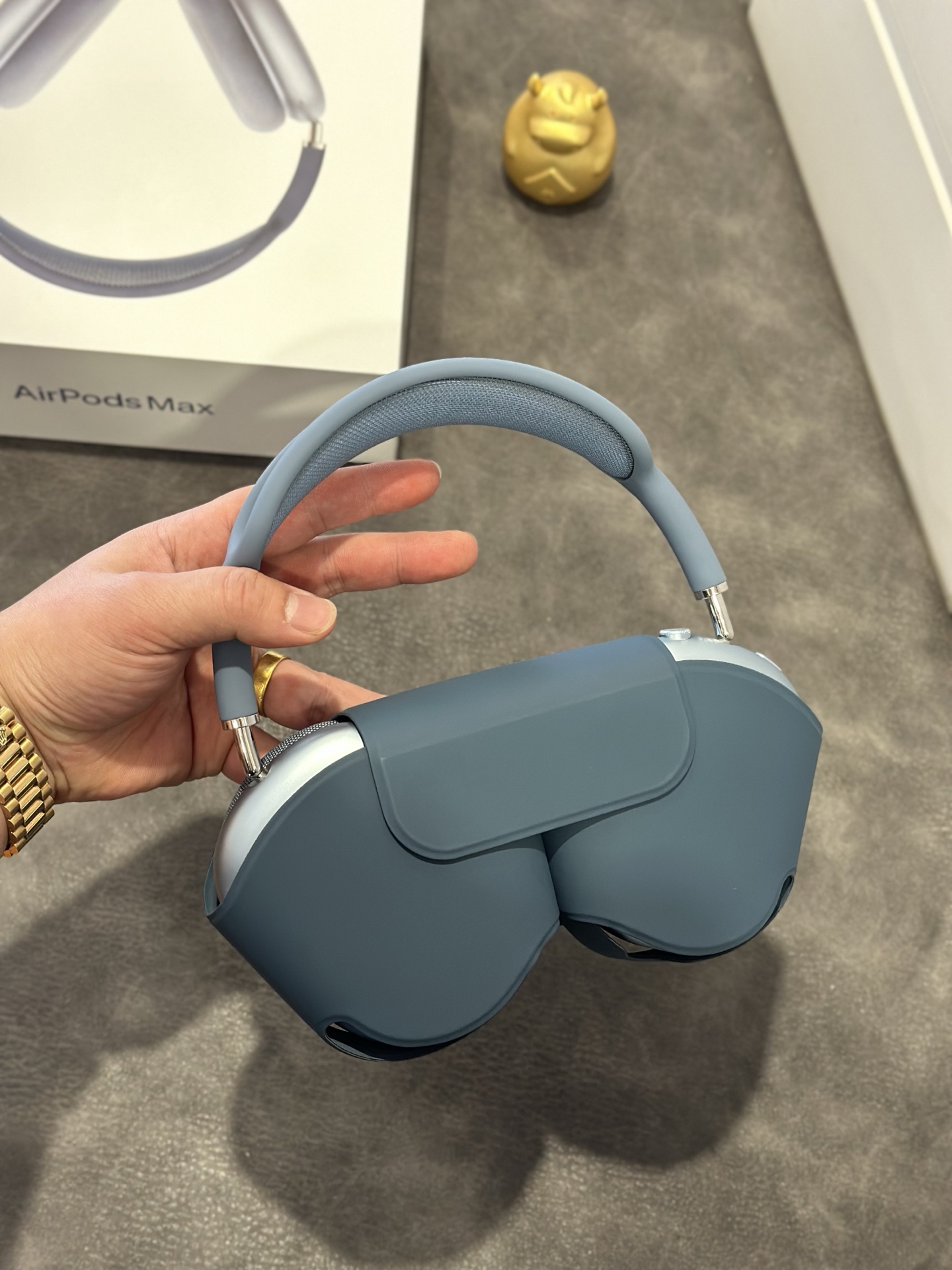 Apple AirPods Max 2 (USB-C) Over-Ear Headphones Replica -- Blue view