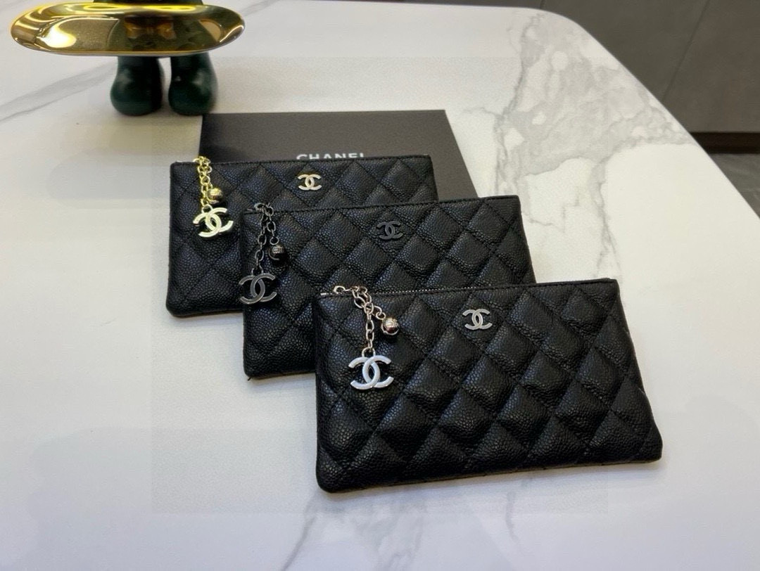 Chanel Classic Lambskin Coin Purse with Gift Box