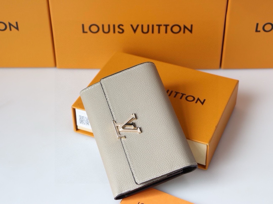 Louis Vuitton Capucines Small Wallet M62157 in Taurillon Leather view