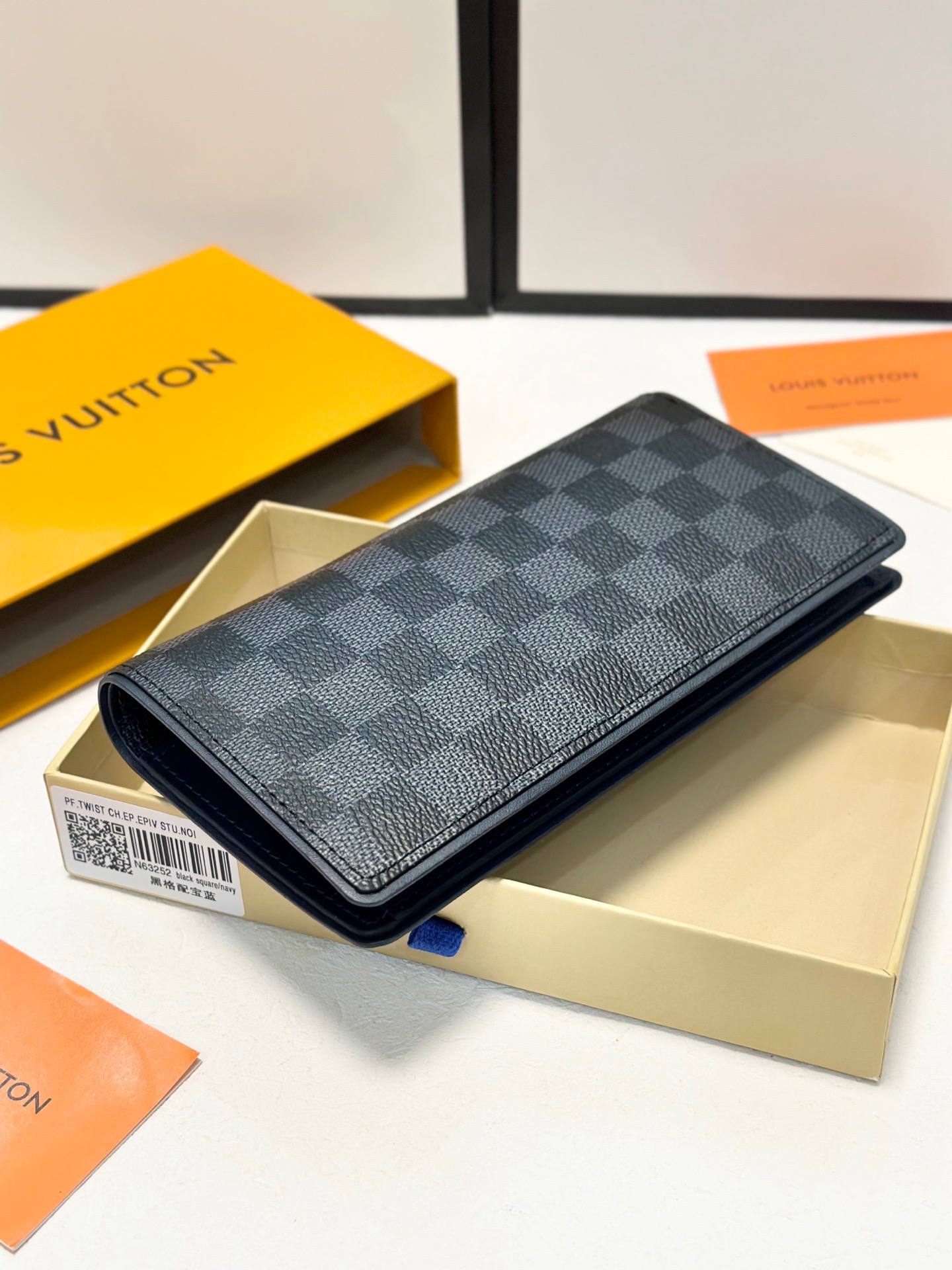 Louis Vuitton Classic Check Bifold Wallet -- Short and Long Versions (Alternate Listing) view