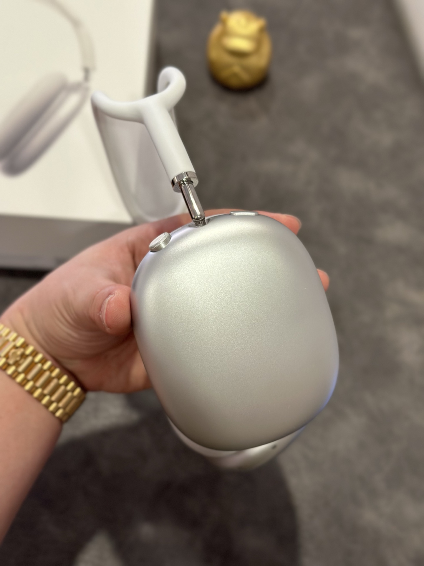 Apple AirPods Max — Poizon (ln) Edition, Silver, Lightning Port view