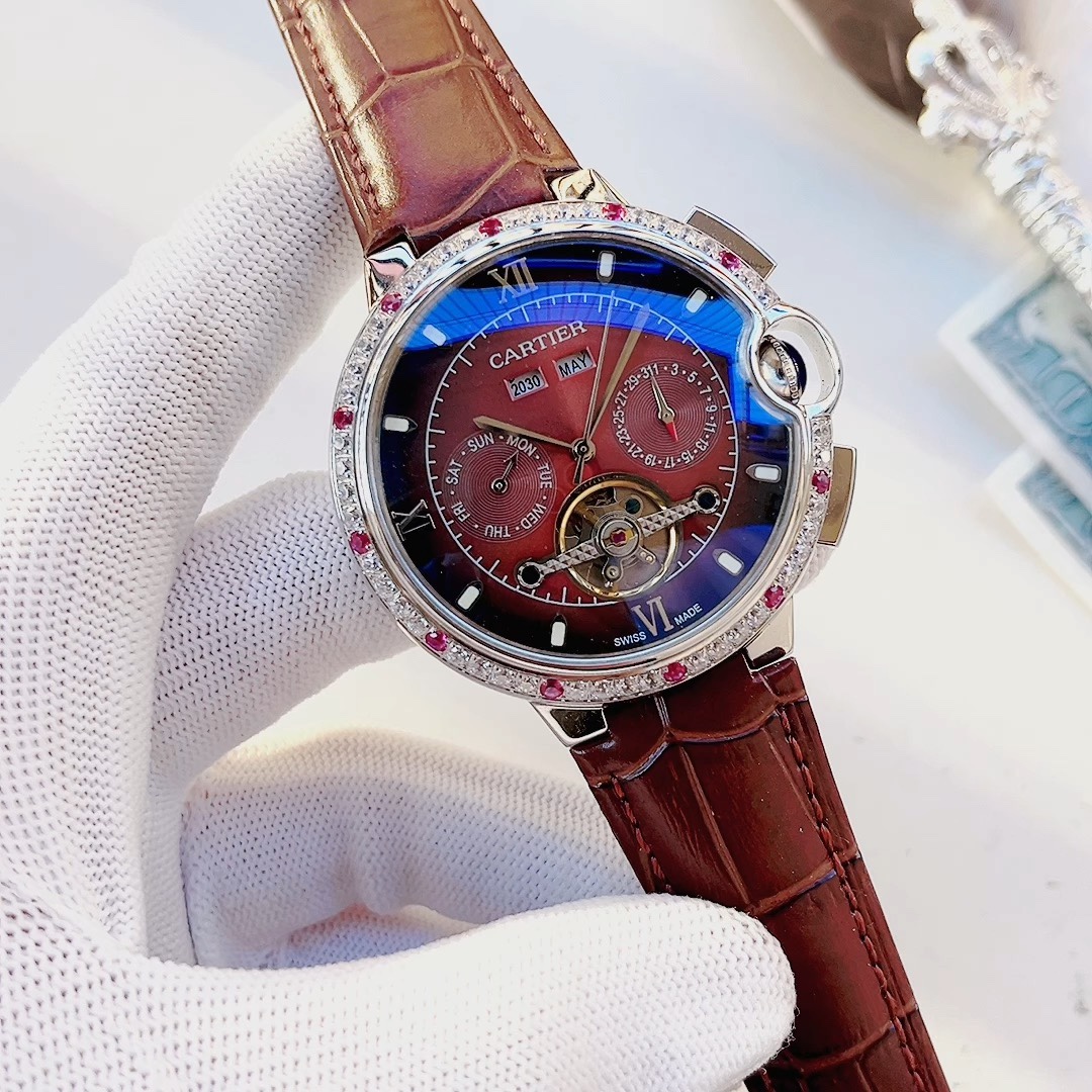 Cartier Men's Automatic 44 mm 1:1 Replica
