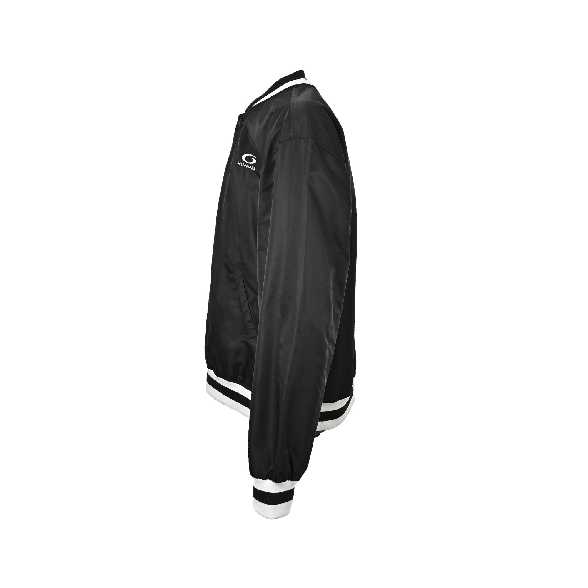 Balenciaga x NBA 26SS Embroidered Baseball Varsity Jacket view 2