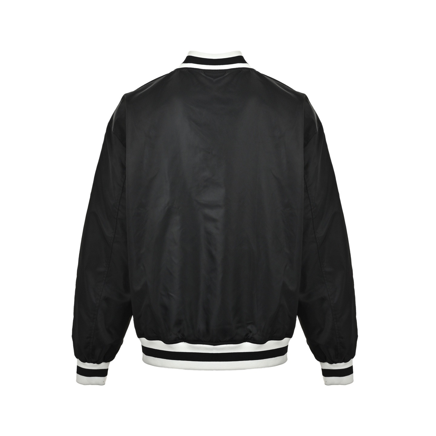 Balenciaga x NBA 26SS Embroidered Baseball Varsity Jacket view 3