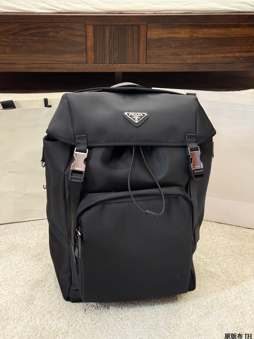 Prada Re-Nylon Recycled Nylon Large Backpack