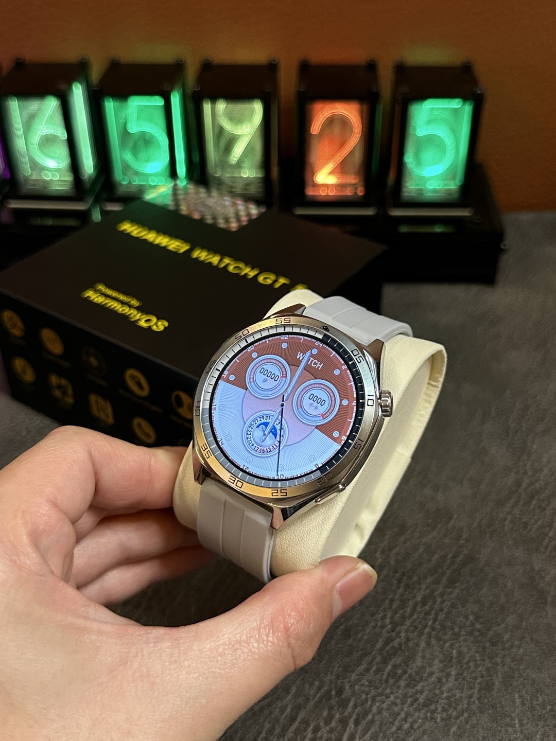 Huawei Watch GT5 Smartwatch - Topaz Blue with Three-Strap Set view