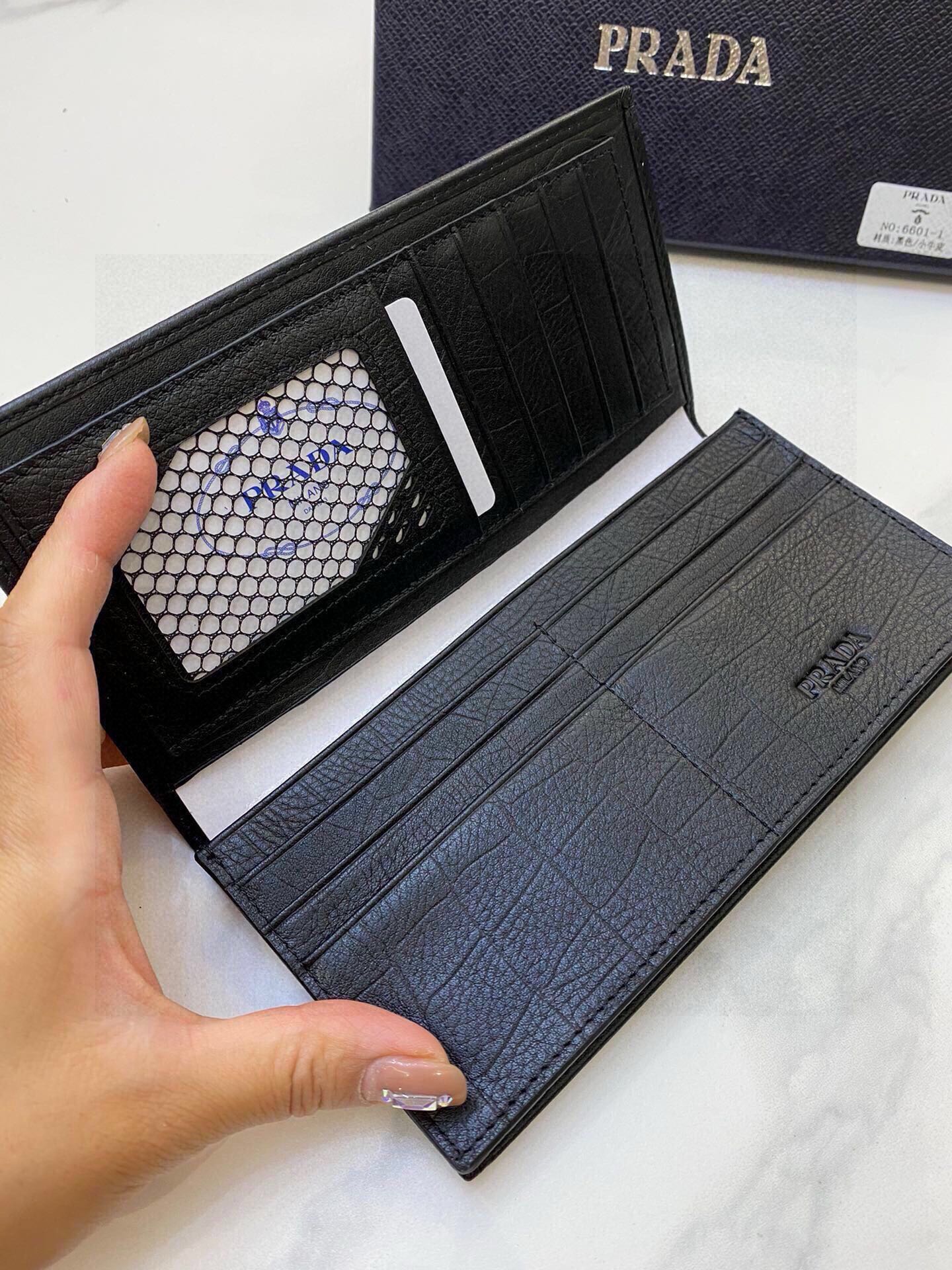 Armani 6601 Full-Grain Calfskin Bifold Wallet (Long and Short) view
