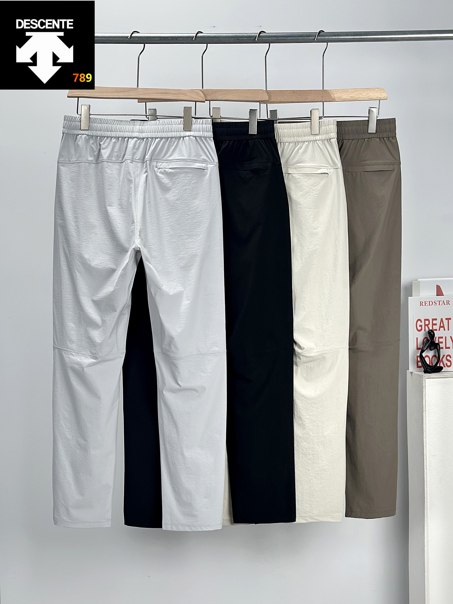 Descente Cotton-Feel Quick-Dry Casual Pants -- Men's view 3