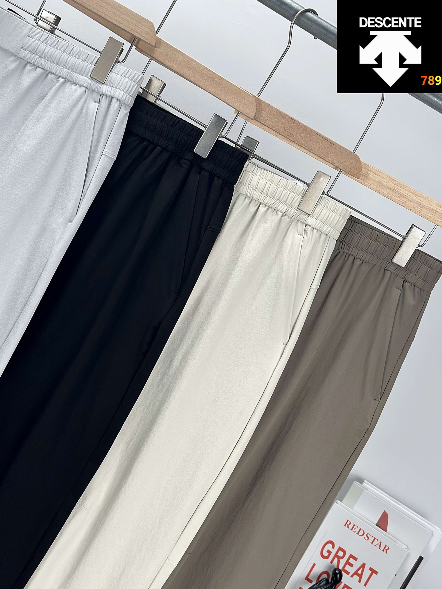 Descente Cotton-Feel Quick-Dry Casual Pants -- Men's view 4