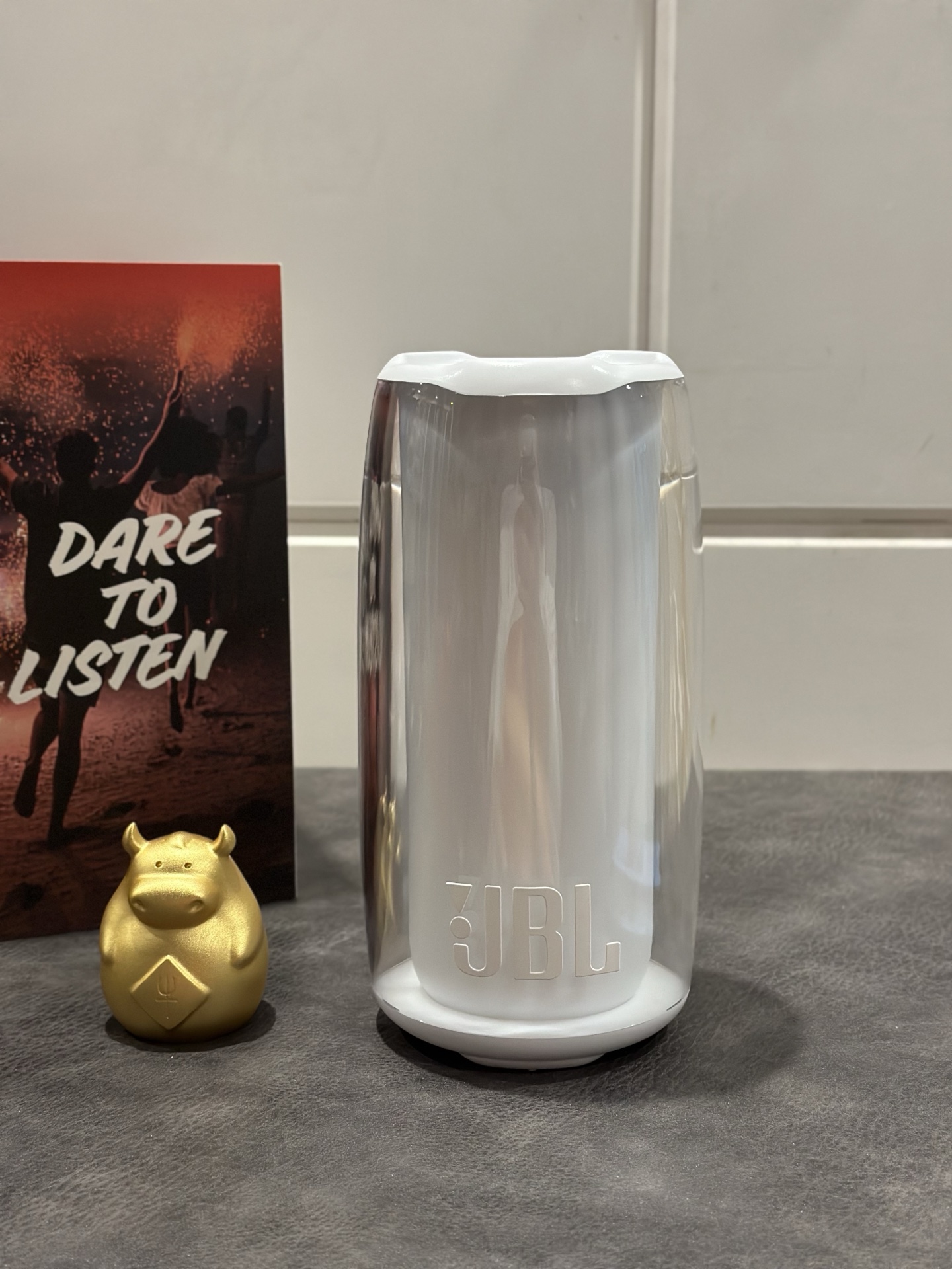 JBL Pulse Bluetooth Speaker 2026 New Model - White, 1:1 Mirror Grade view