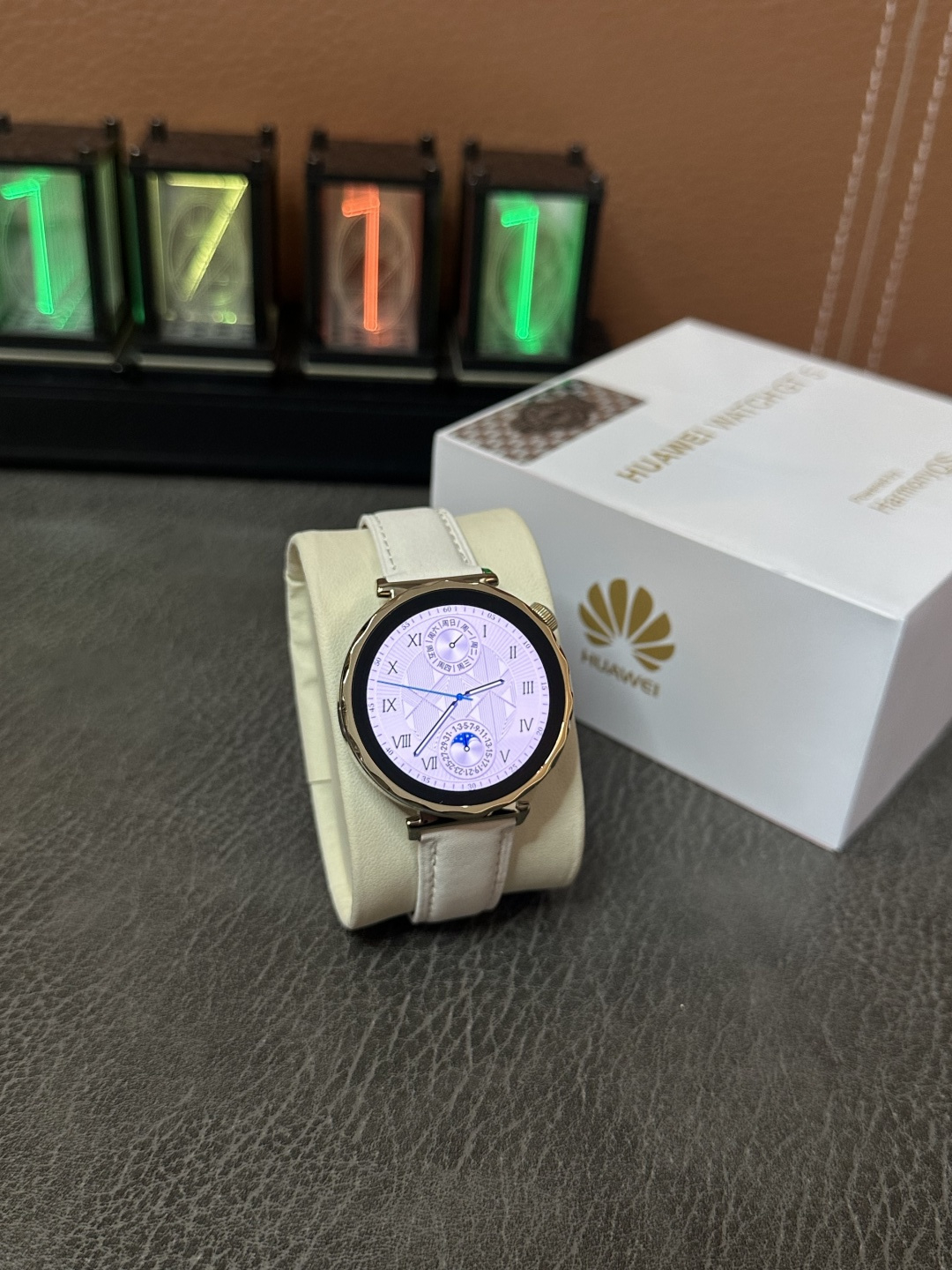 Huawei Watch GT5 Mini Ladies Smartwatch - 41mm, Silver / Gold view