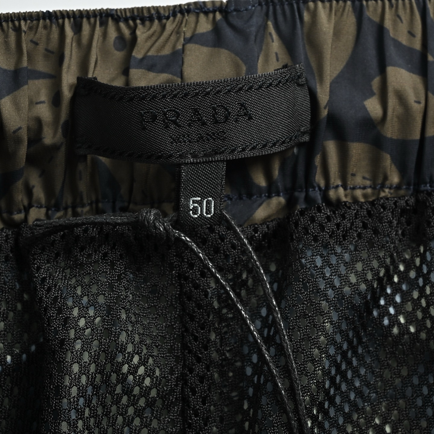 Prada Floral Digital-Print Nylon Shorts view 5