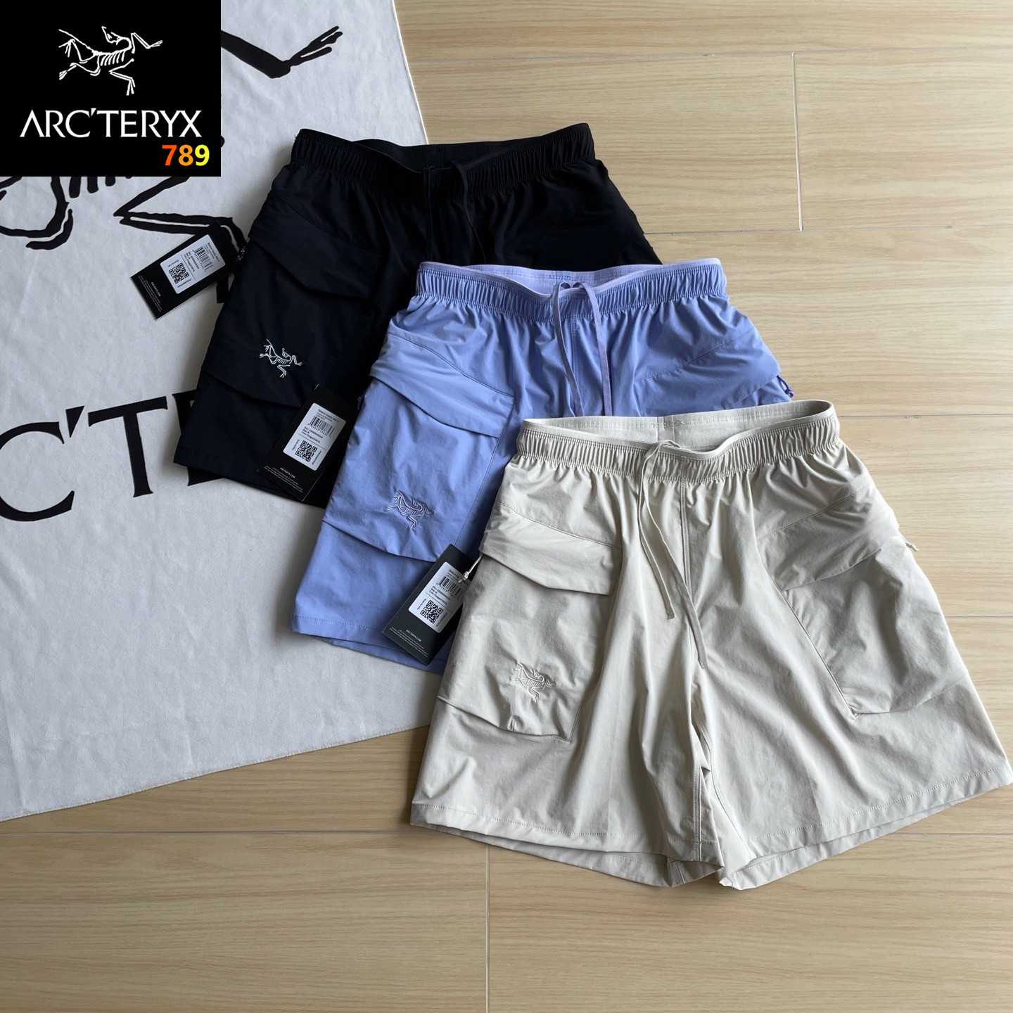 Arc'teryx Multi-Pocket Cargo Ice-Silk Hiking Shorts -- Women's view 5