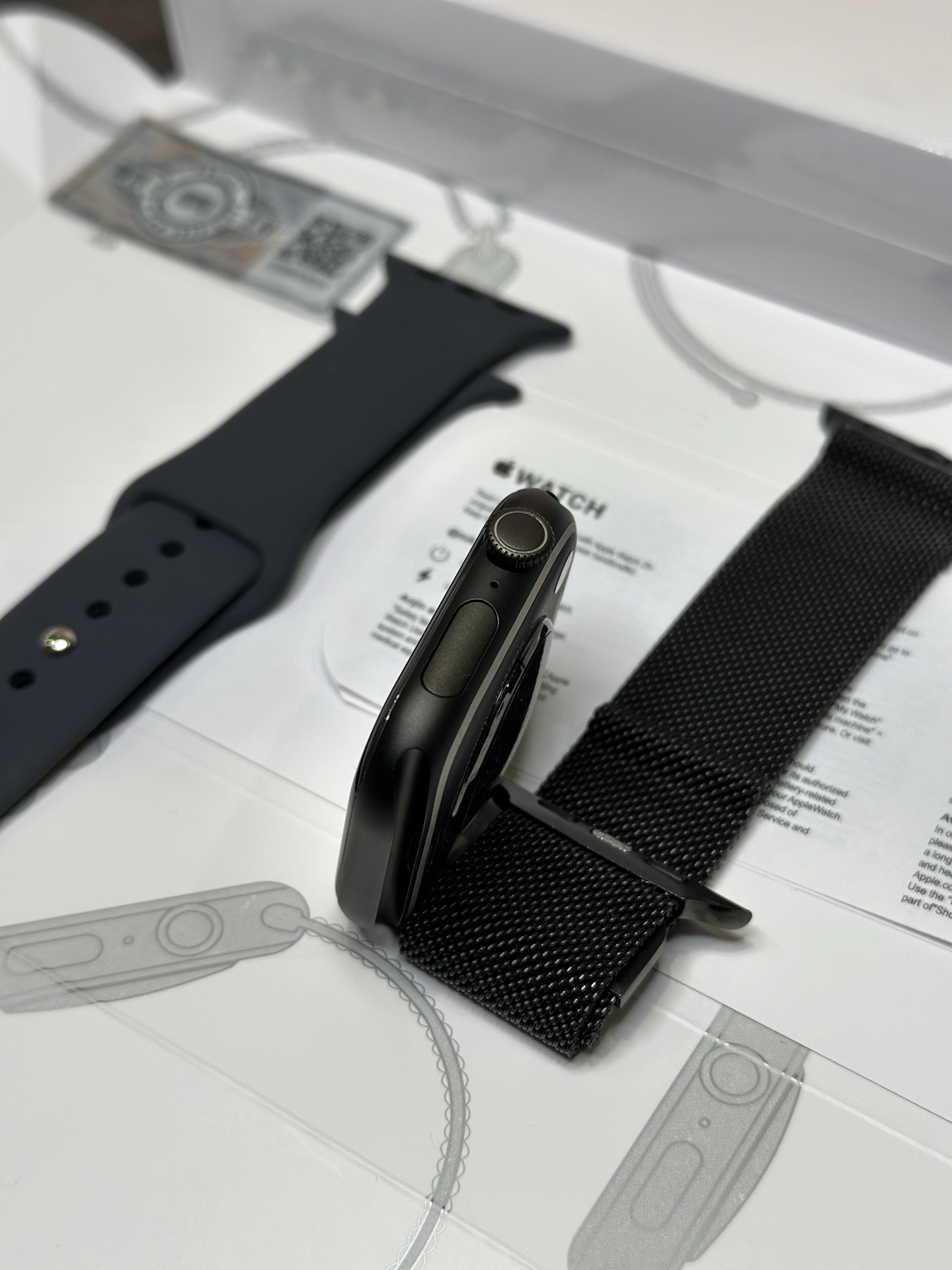 Apple Watch Series 10 Smartwatch 46mm Titanium Matte Black -- Year of the Snake Edition view