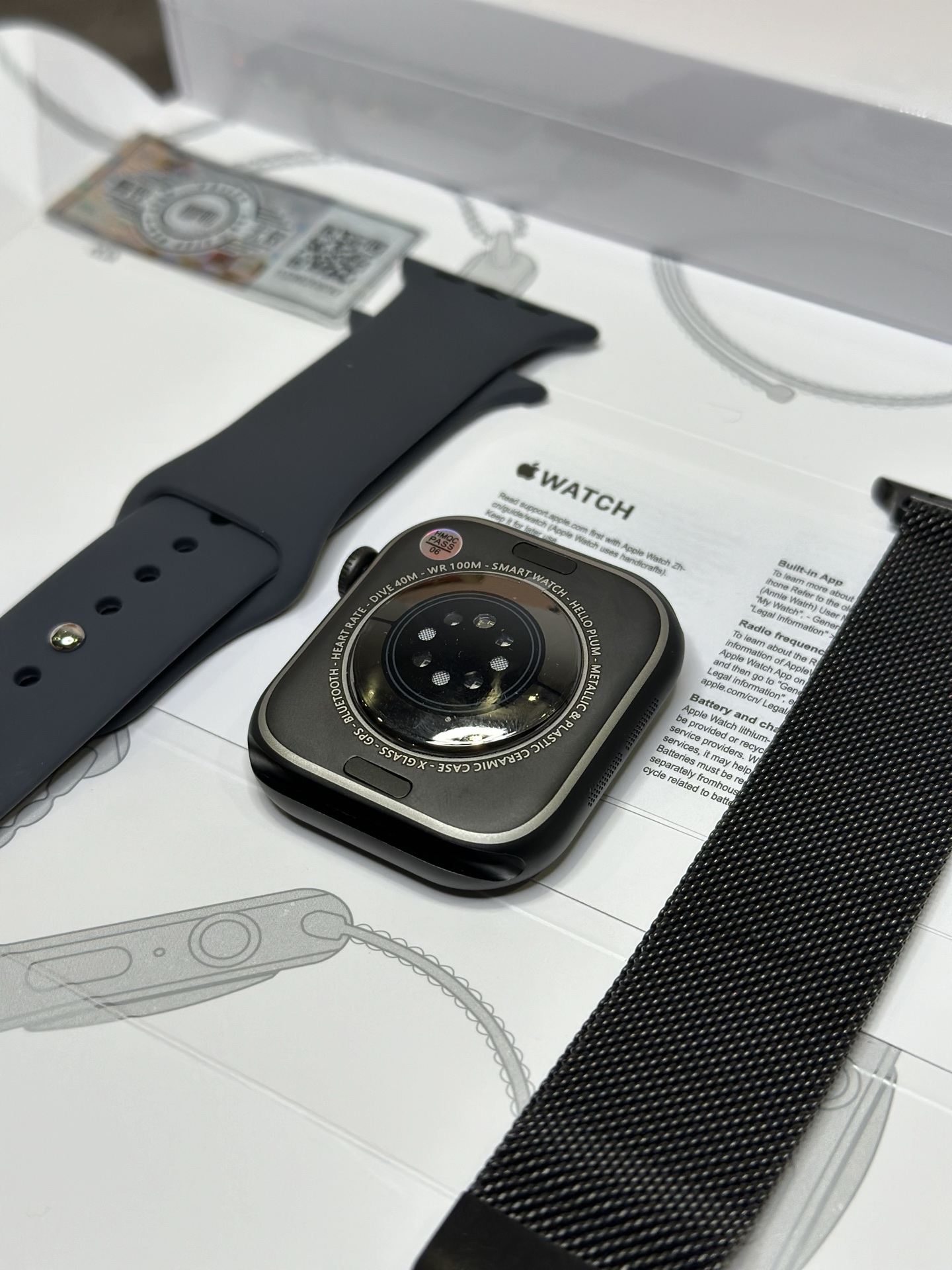 Apple Watch Series 10 Smartwatch 46mm Titanium Matte Black -- Year of the Snake Edition view
