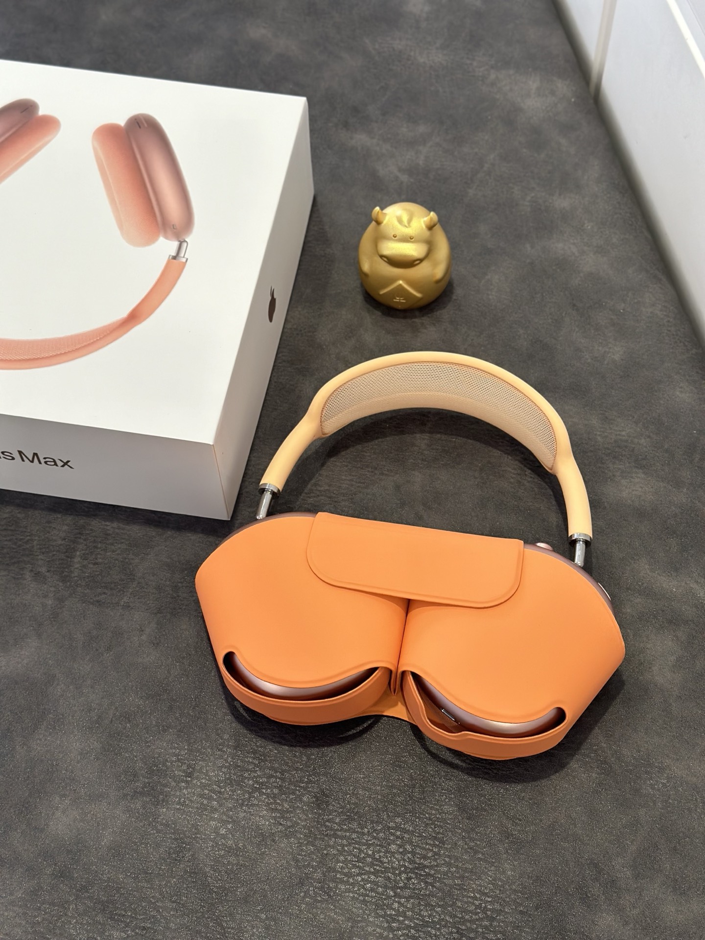 Apple AirPods Max 2nd Generation Orange USB-C Over-Ear Headphones view