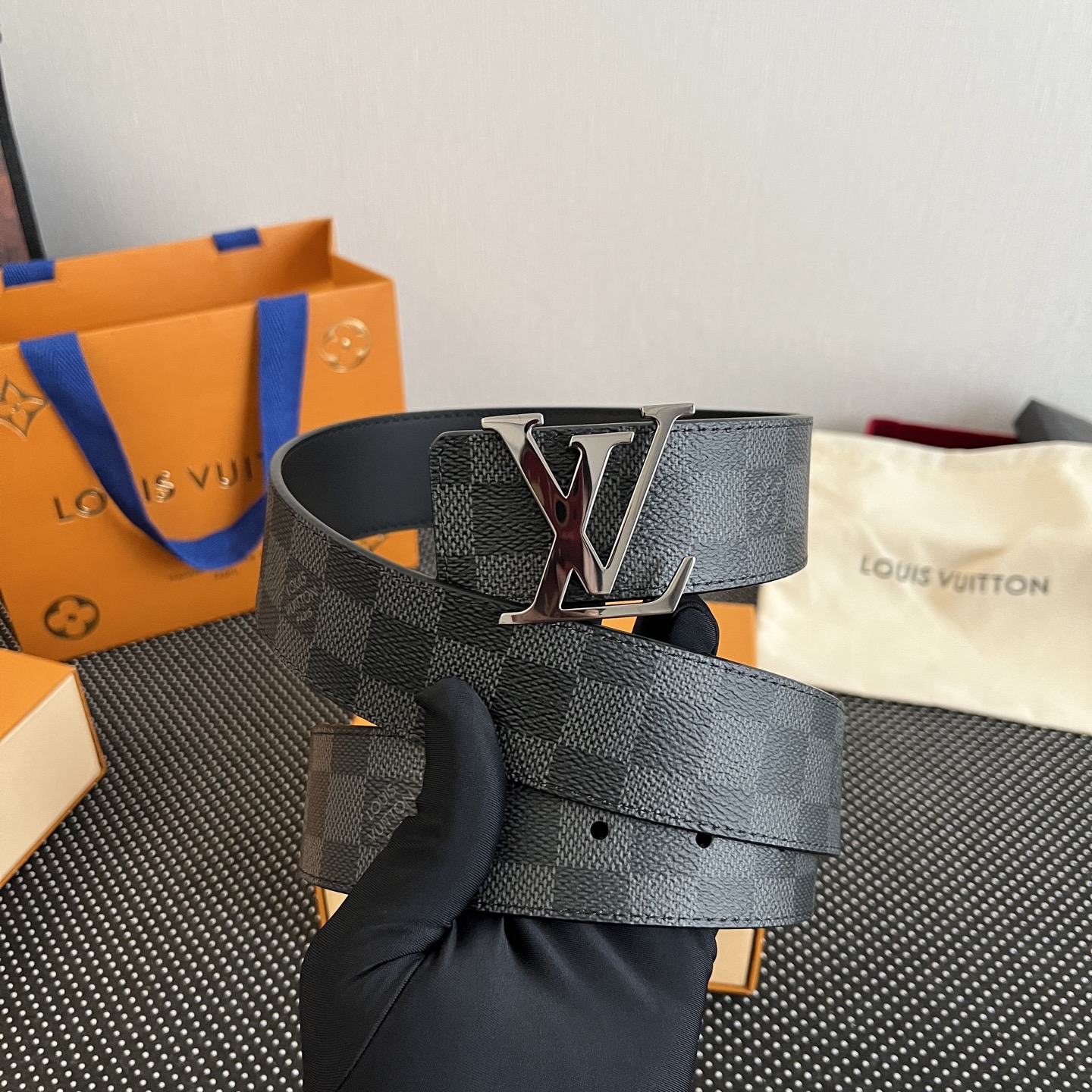 Louis Vuitton Men's Monogram Canvas Belt 38mm view