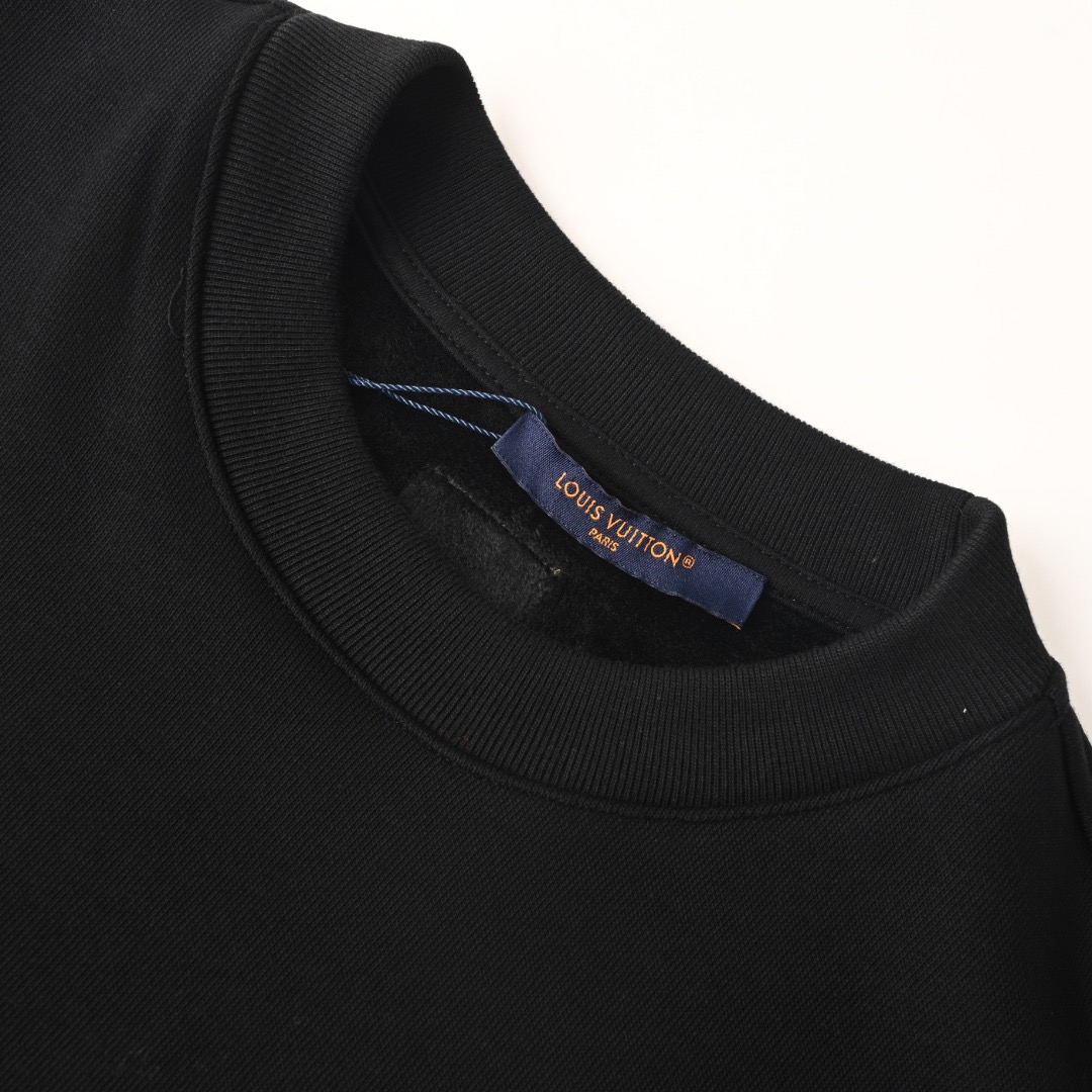 Louis Vuitton Crown Embroidered Crewneck Sweatshirt view 4