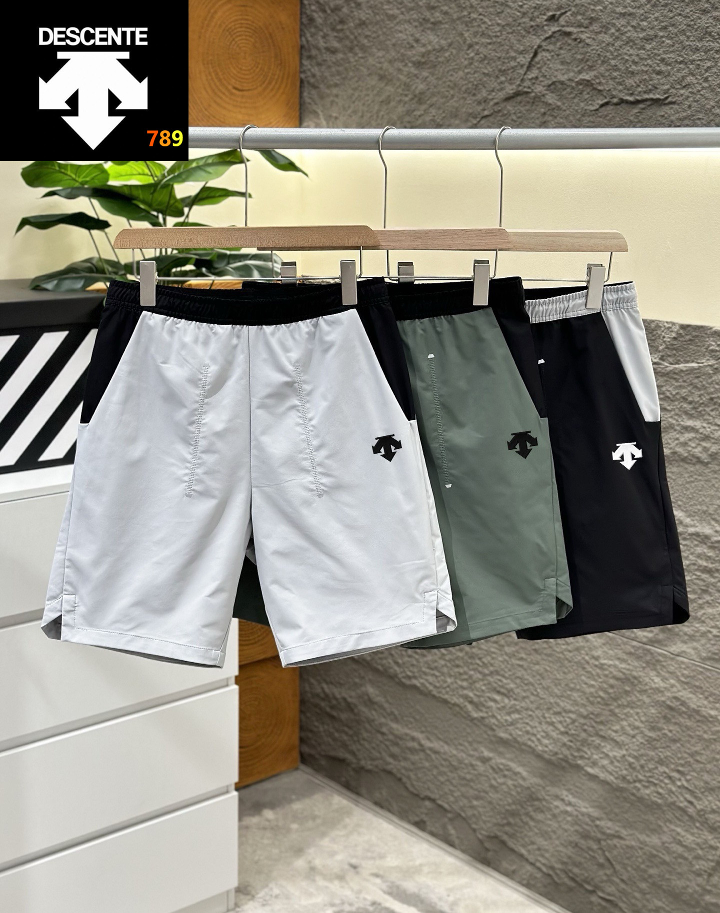 Descente Outdoor Running Shorts with Cool-Touch Tricot Fabric view 1
