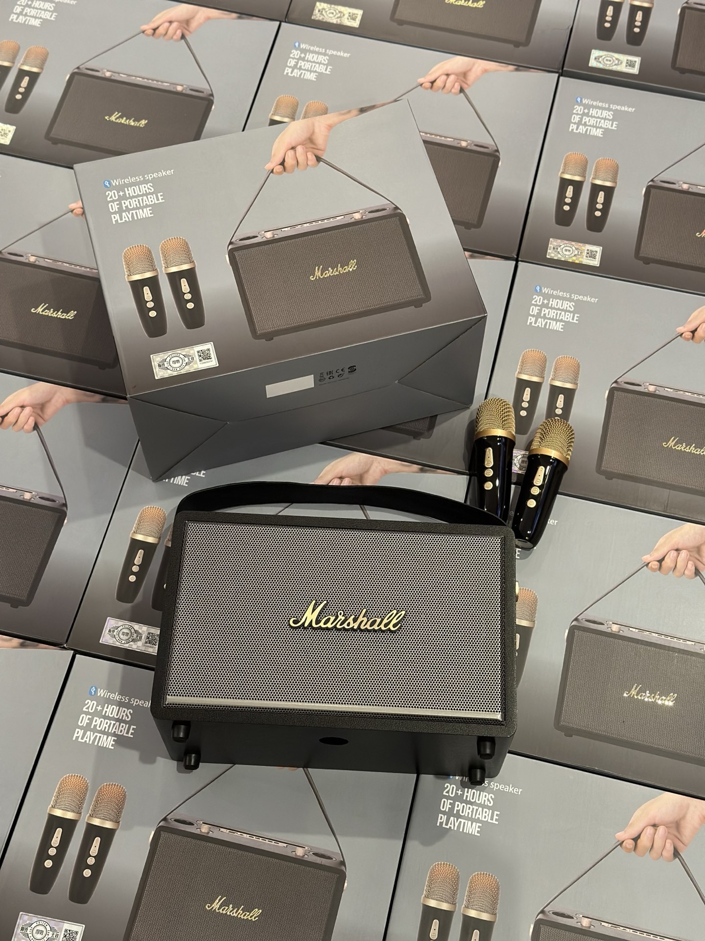 Marshall Dual-Microphone Bluetooth Speaker 1:1 Replica view