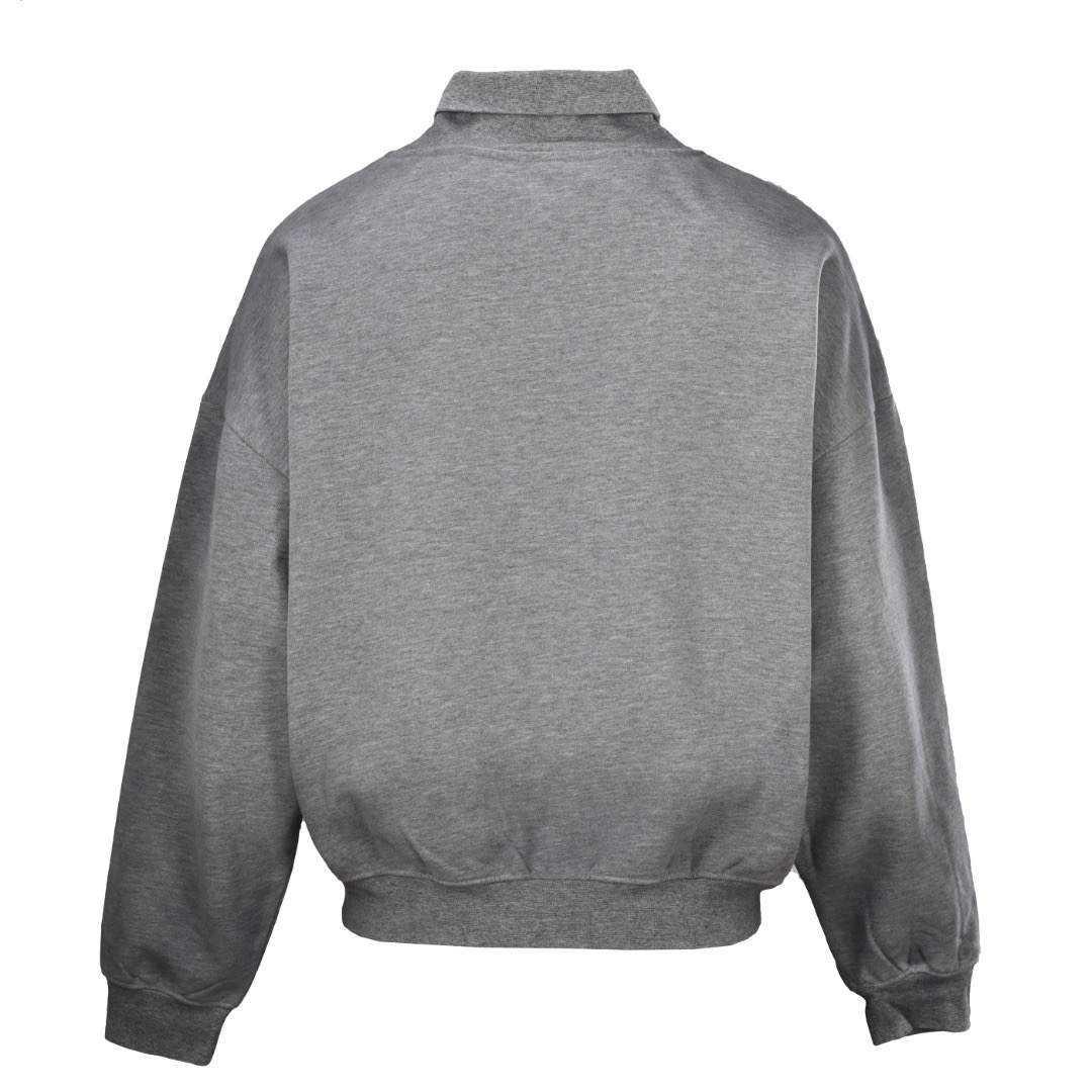 Acne Studios Blurred Print Logo Turtleneck Sweatshirt view 3
